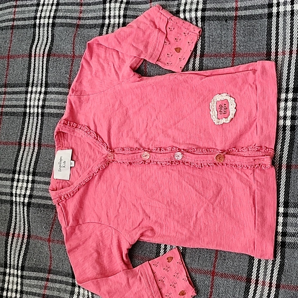 EingeZogen Kids top pink size 3/4 kt3